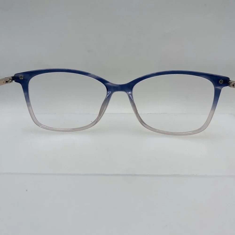 Ted Baker eyeglasses Women FRAME ONLY TFW011 61-15-135 Blue Gold 561